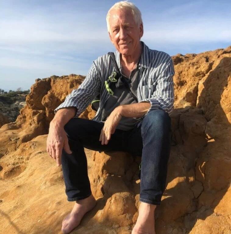 Barefoot on the rocks